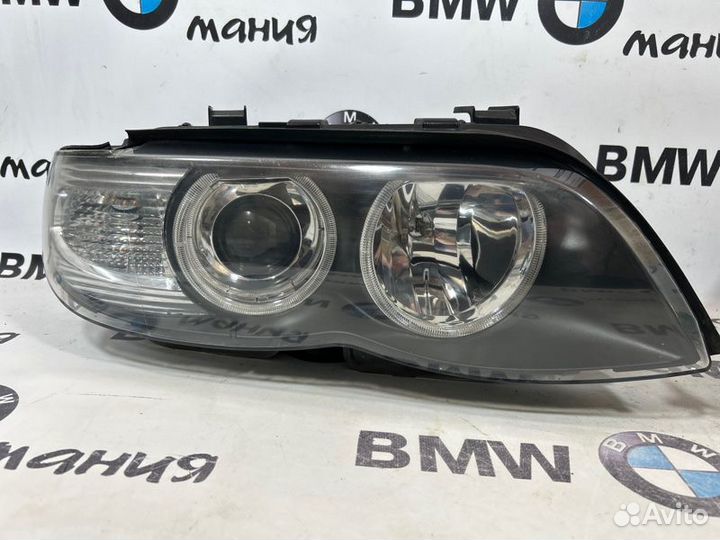 Фары ксеноновые Bmw X5 E53 рест M57D30 2005