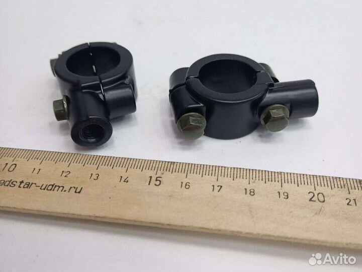 Кронштейны крепления зеркал М8 Черные (пара)