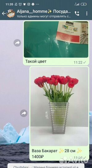 Ваза Бакарат