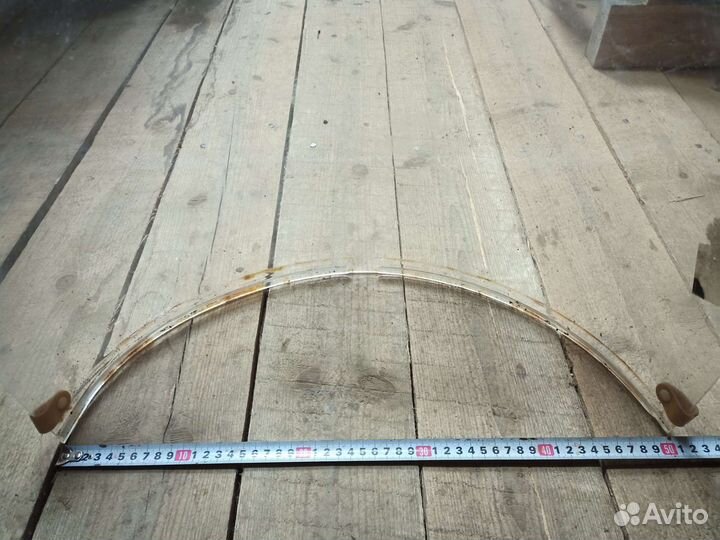 Старое стекло на мото люльку