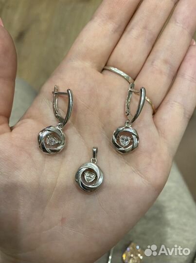 Серебряные серьги