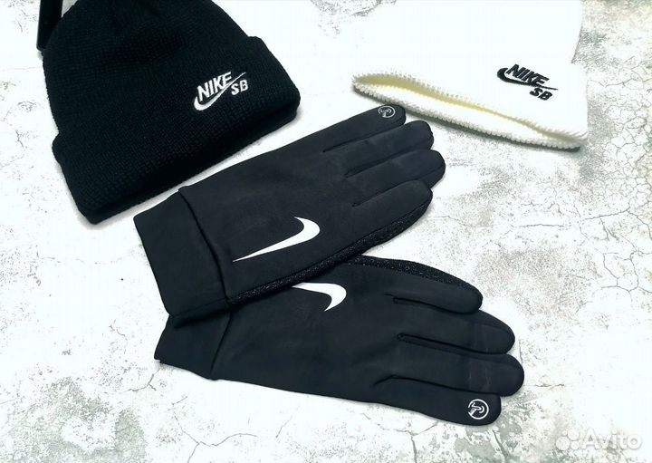 Перчатки зимние nike