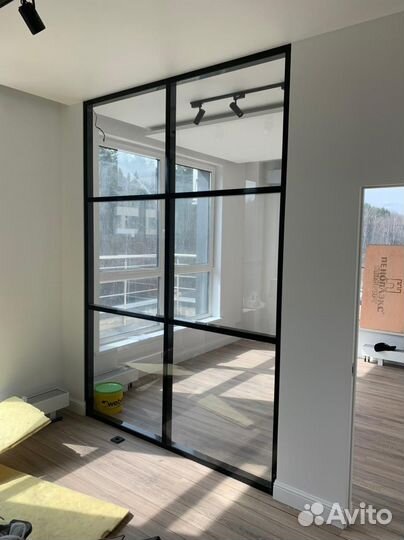 Офисные алюминевые перегородки