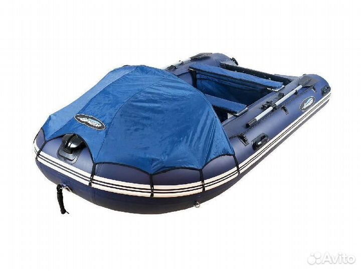 Надувная лодка gladiator C400AL синяя