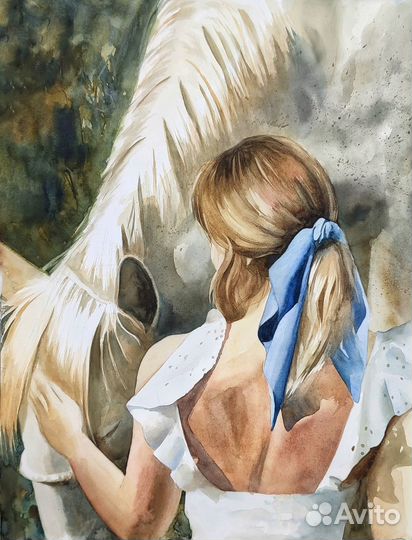 Картина акварелью 