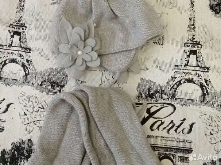 Набор (шапка+ шарф) межсезонье,и зимние шапки