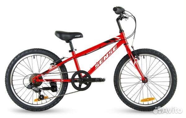 Подростковый велосипед sense raider 20 Red/white/b
