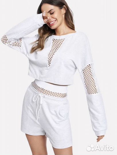 Спортивный костюм с сеткой