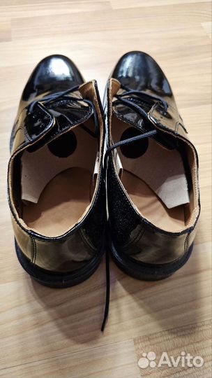 Туфли военные лакированные