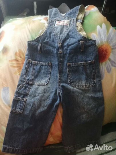 Джинсовый комбинезон на мальчика