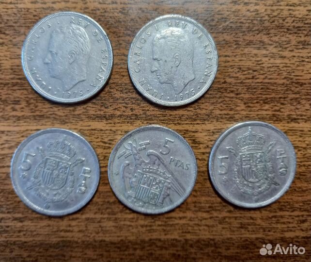 Монеты Евро,Португалия,Франция,Испания,Италия,Фран