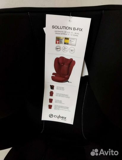 Новое кресло Cybex B-fix latch-isofix 15-36 кг