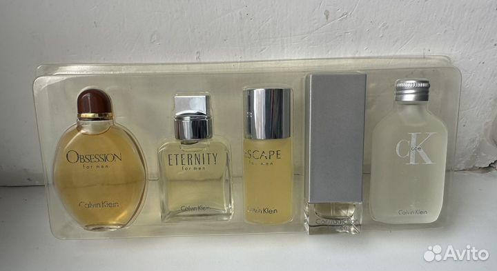 Calvin Klein набор миниатюр 5 шт винтаж 70 мл