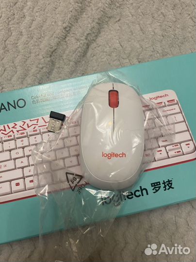 Беспроводная клавиатура и мышь logitech mk 240