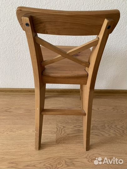 Детский стульчик IKEA из дерева