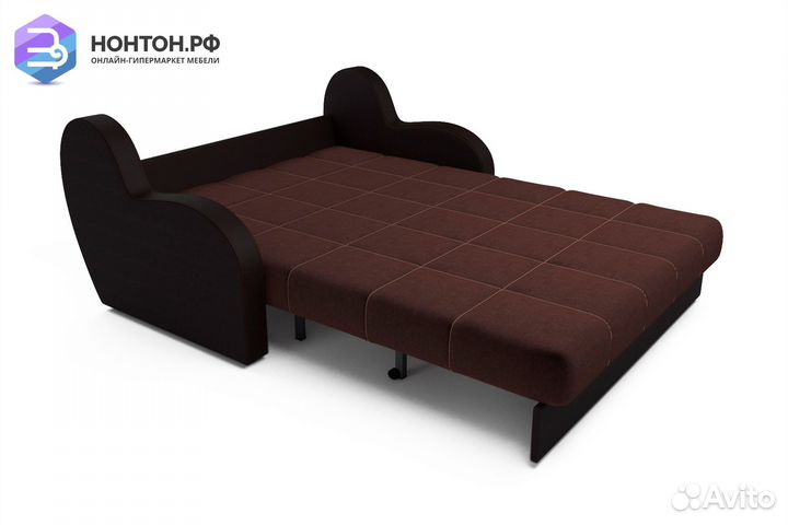 Диван аккордеон Барон темно-коричневый