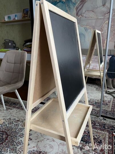 Доска мольберт детский деревянный