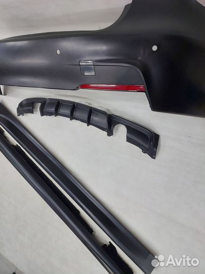 BMW F30 бампер задний с диффузор + пороги