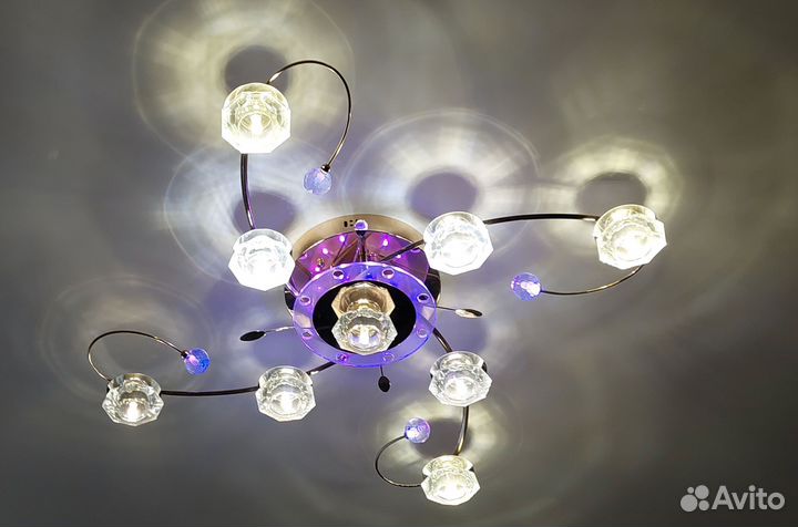 Люстра потолочная бу