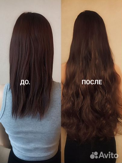 Нращивание волос на микрокосы