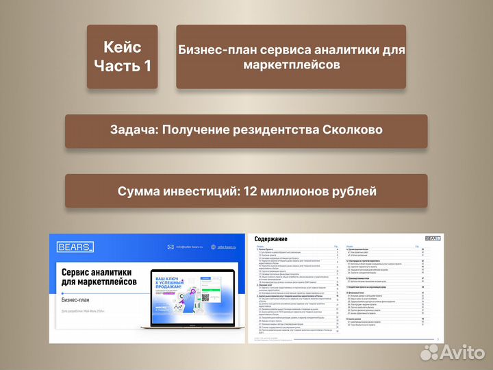 Бизнес план / Бизнес план для соцконтракта