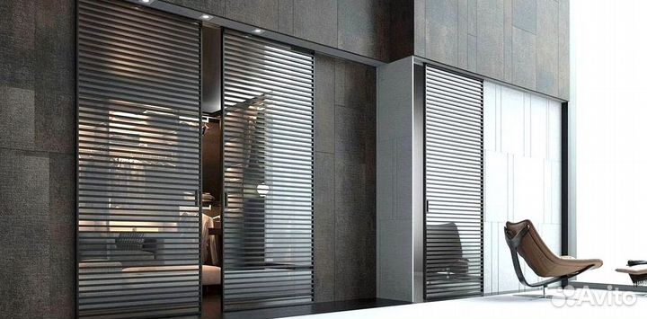 Реечные раздвижные перегородки