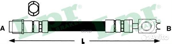 Шланг тормозной 6t48237 Lpr