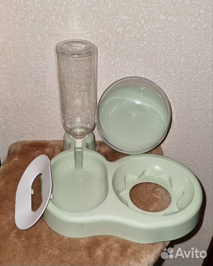 Кормушка для животных миска с автопоилкой