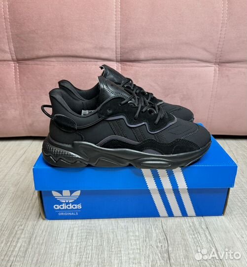 Новые черные кроссовки Adidas Ozweego Originals