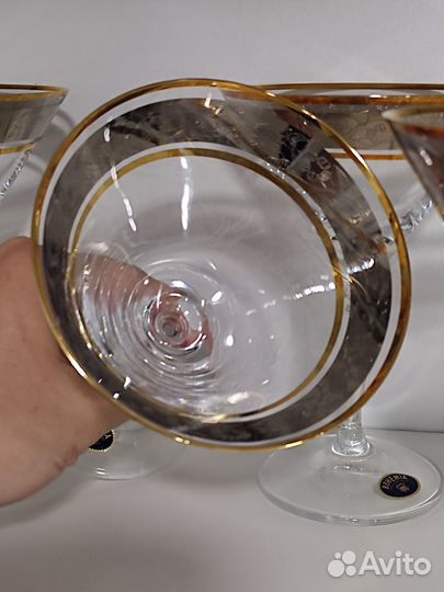 Бокалы для мартини фирмы Bohemia