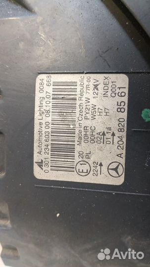 Фара (передняя) Mercedes C W204, 2007