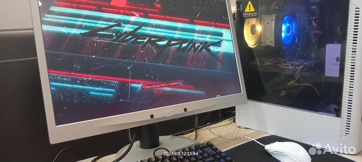 Отличный игровой компьютер с монитором