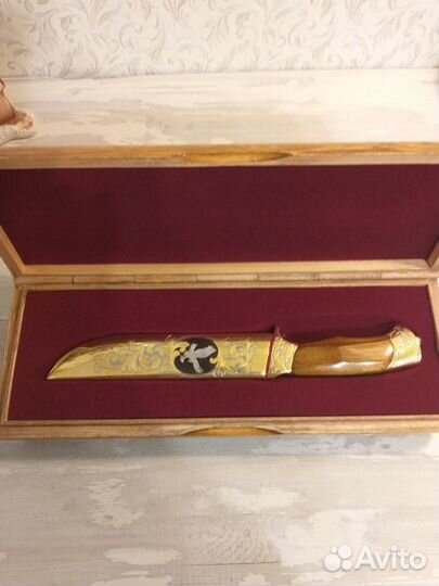 Нож охотничий, ручной работы