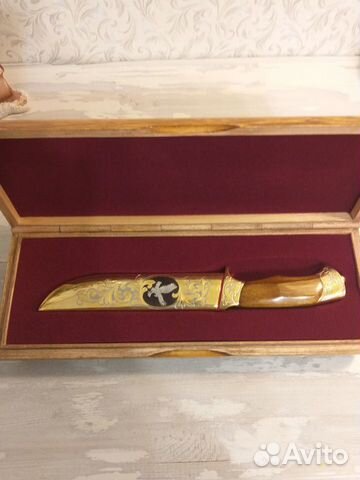 Нож охотничий, ручной работы