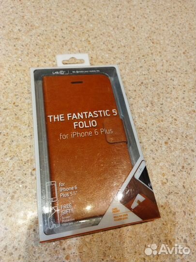 Кожаный чехол iPhone 6 plus