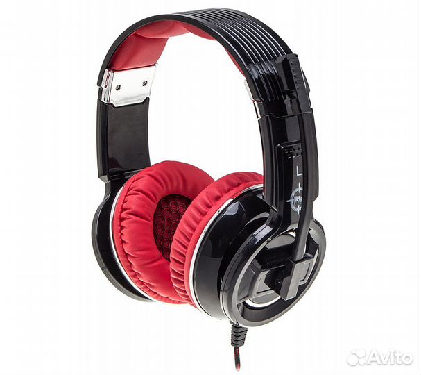 Компьютерная гарнитура Оклик HS-L350G Red War, чер