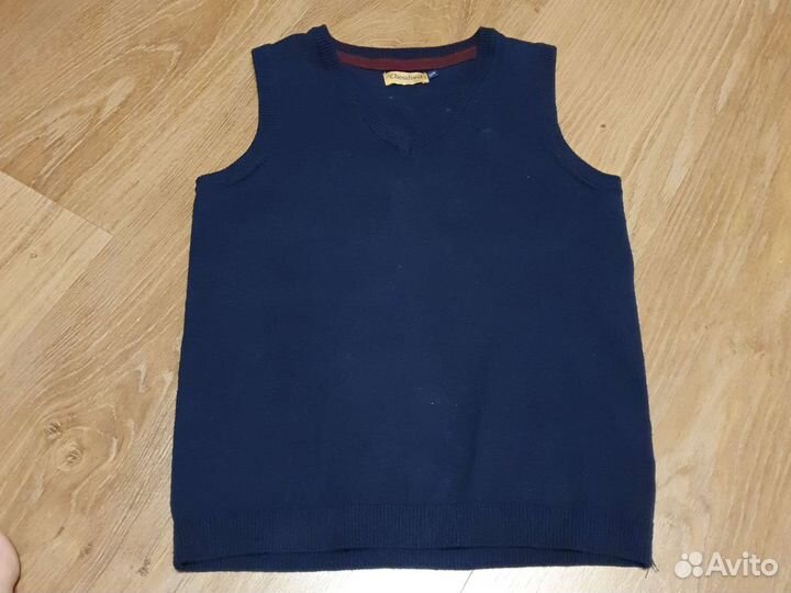 Жилетка для мальчика школьная 128