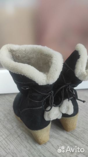 Ботинки, зима, замша -мех, 36 р