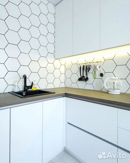 Кухня на заказ с техникой