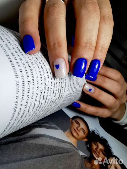 Маникюр, наращивание, укрепление, френч, градиент