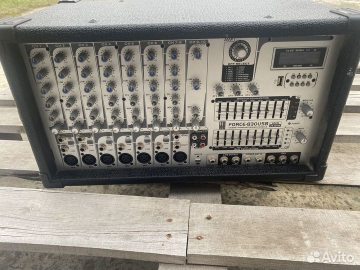 Микшер-усилитель Eurosound Force 830 USB