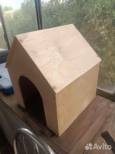 Домик деревянный для грызунов