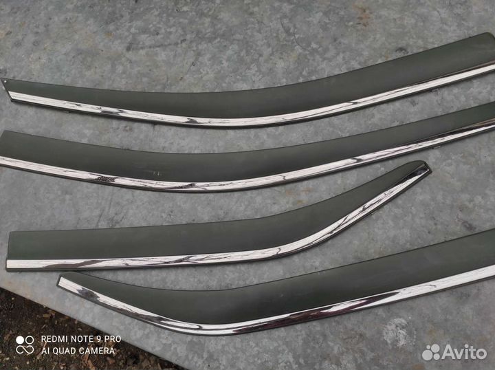 Ветровики комплект 4 штуки на Тайоту Камри 55