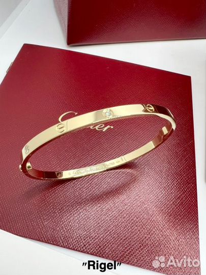Браслет Cartier Love с бриллиантами