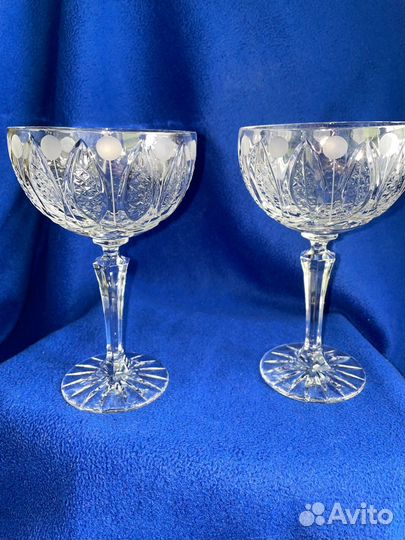 Хрустальная конфетница на ножке СССР