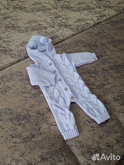 Вязаный комбинезон