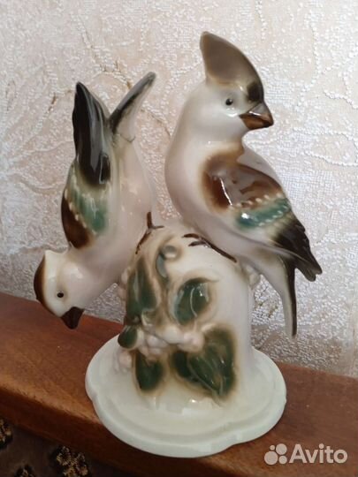 Фарфоровые статуэтки Германия Птицы