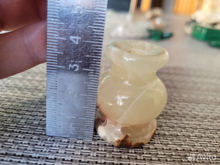 Подсвечник для церковной свечки из оникса