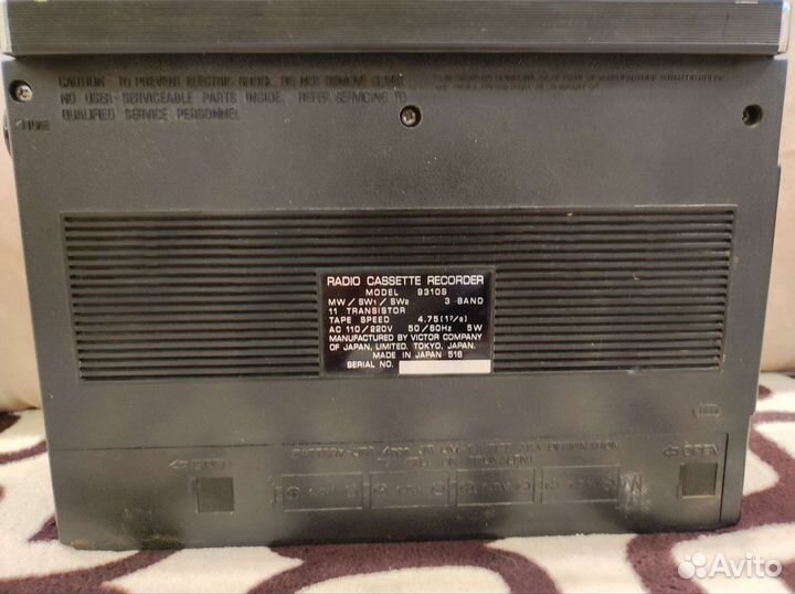 Кассетная магнитола jvc