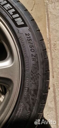 Литые диски R17 5x100 с резиной